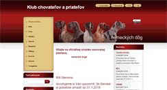 Desktop Screenshot of nemecka-doga.sk