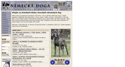 Desktop Screenshot of nemecka-doga.cz