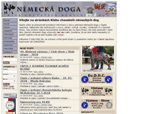 Tablet Screenshot of nemecka-doga.cz